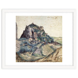 'Castle and Town of Arco', 1495, Watercolour on paper, 22,3 x 22,3 cm. thumbnail