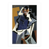Juan Gris (Madrid, 1887-Boulogne-sur-Seine, 1927). Seated Woman (1917). Oil on panel. 116 x 73 cm. (Print Only) thumbnail