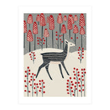 Fawn in a Winter Landscape (Print Only) thumbnail