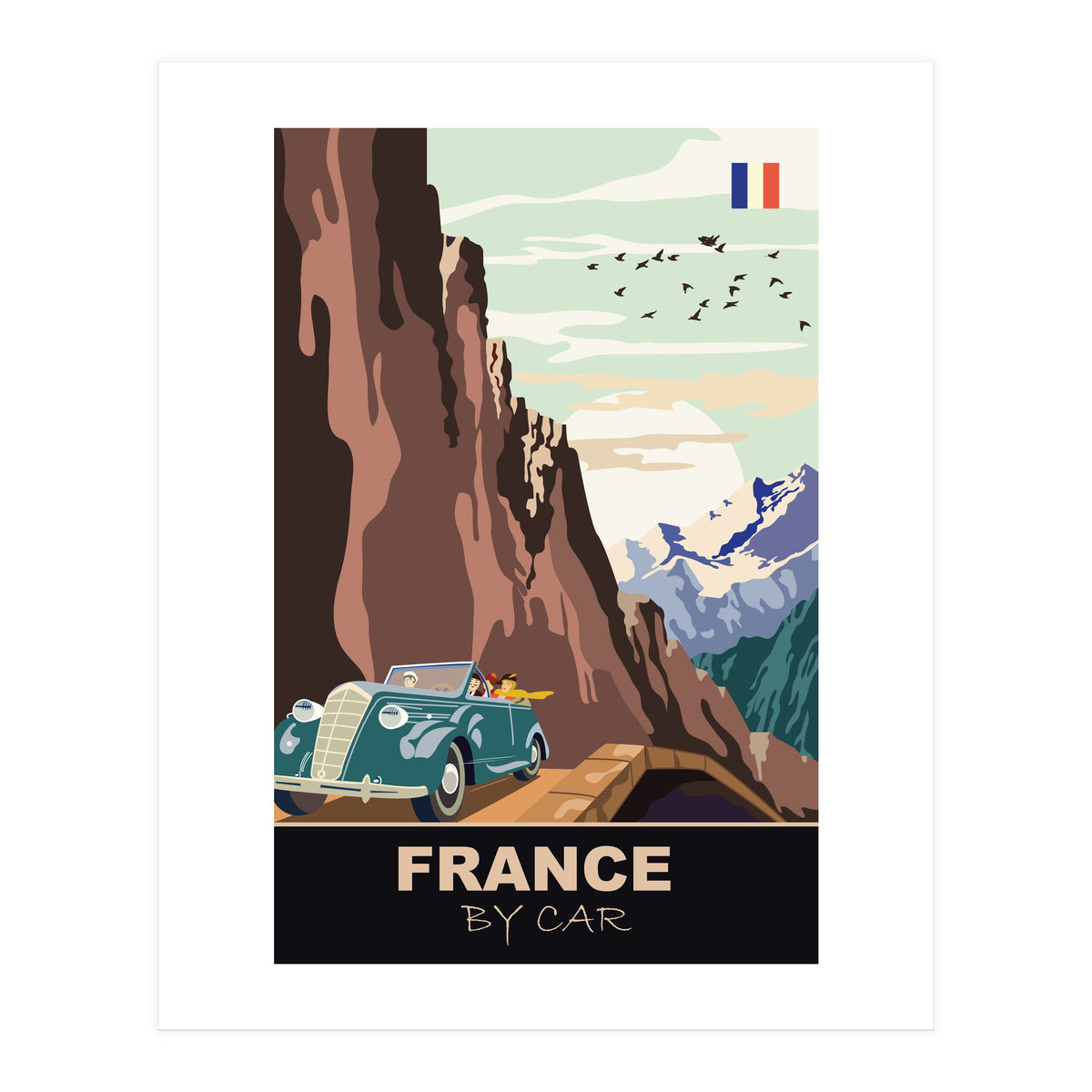 France By Car (Print Only)