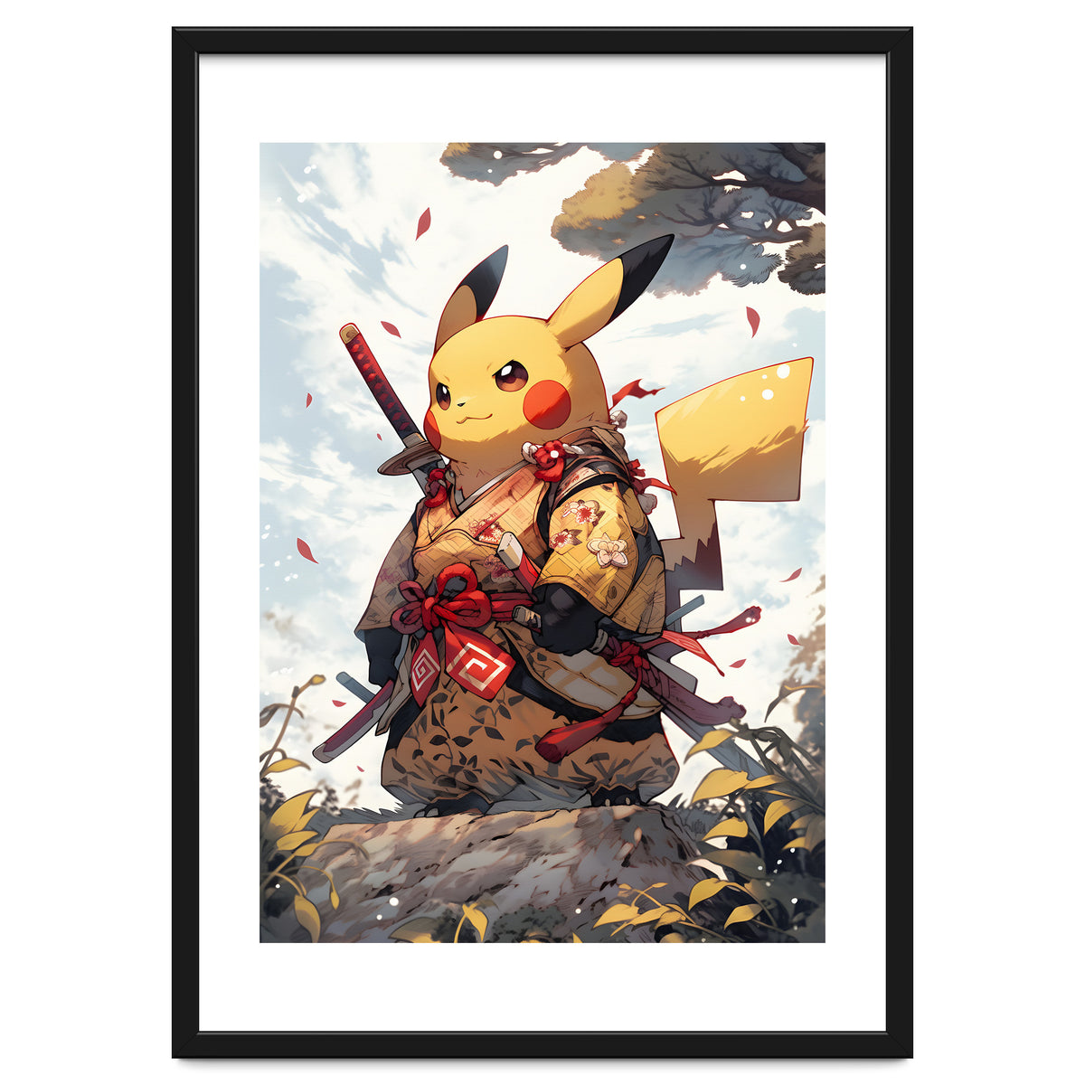 Pikachu Pokemon Samurai