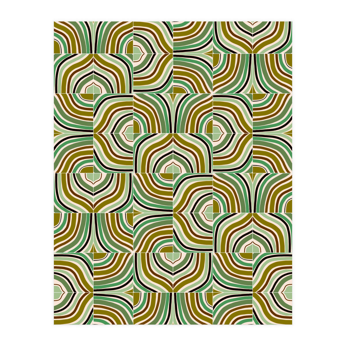 Jade Rainbow Mixed Tiles (Print Only)
