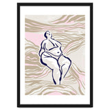Follow the lines Serene woman in the water thumbnail