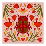 Beetle And Flowers (Print Only) thumbnail