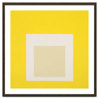 JOSEF ALBERS - HOMAGE TO THE SQUARE YELLOW WHITE