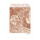 Woman With A Butterfly (Print Only) thumbnail