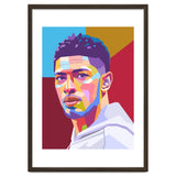 Jude Bellingham pop art portrait thumbnail