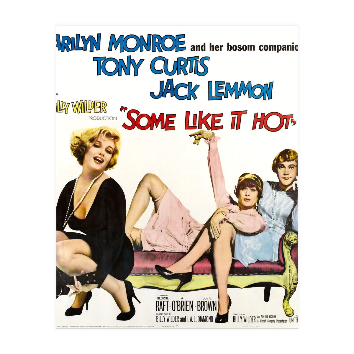 SOME LIKE IT HOT (1959), directed by BILLY WILDER. (Print Only)