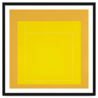 JOSEF ALBERS - HOMAGE TO THE SQUARE YELLOW