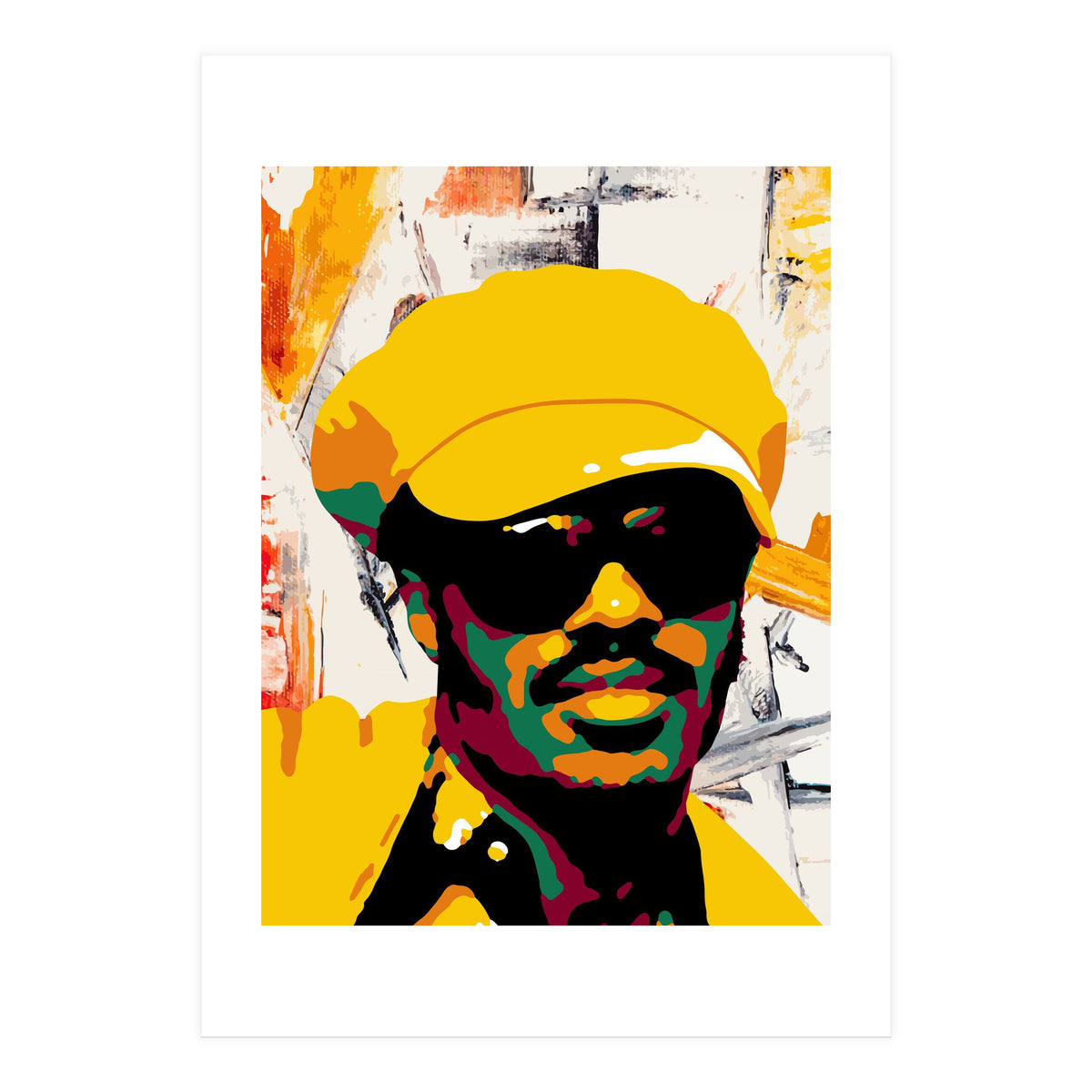 Stevie Wonder Retro Pop Art (Print Only)