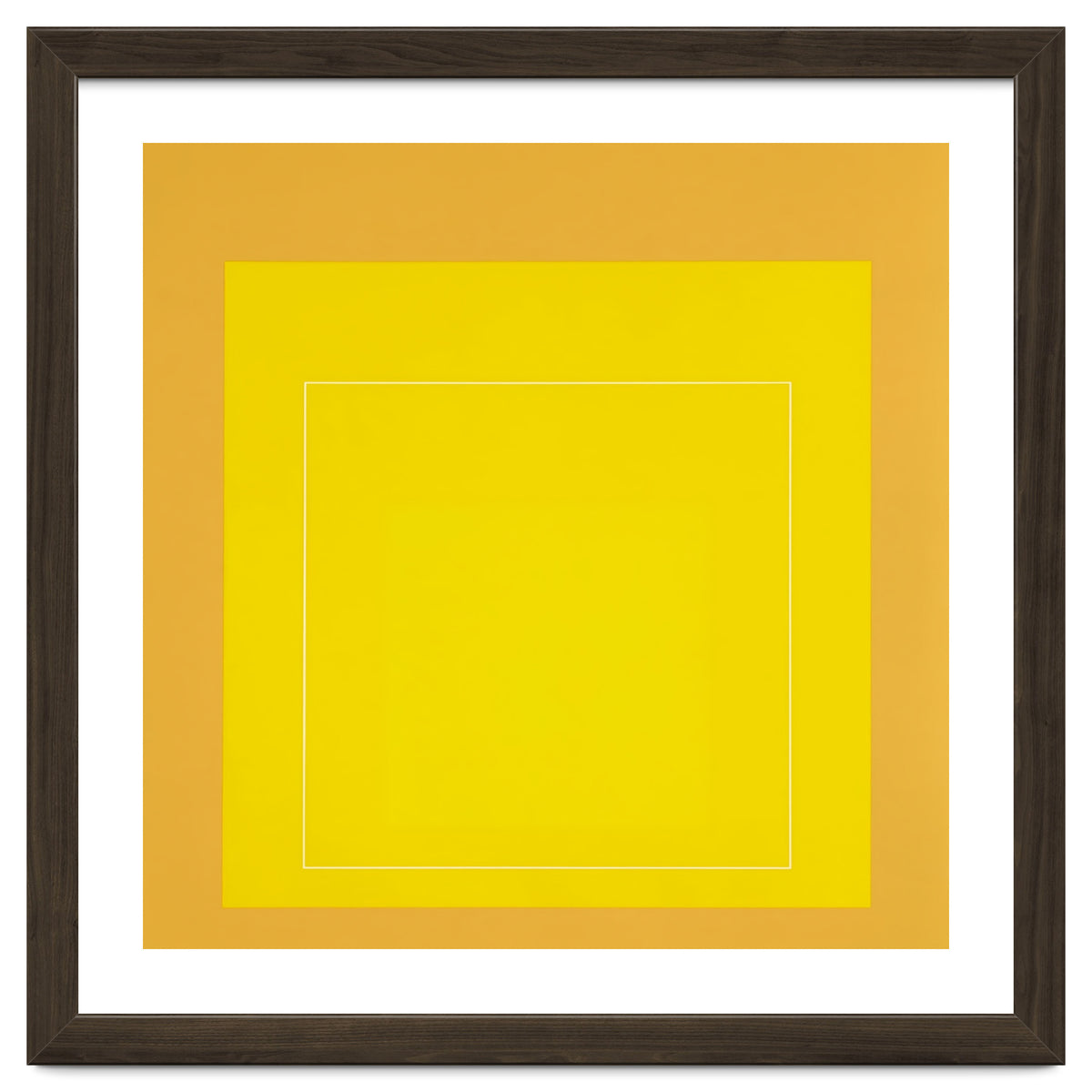 JOSEF ALBERS - HOMAGE TO THE SQUARE YELLOW