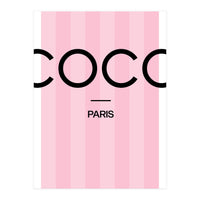 Paris Fashion Quote Art, Coco Chanel, Chic Decor (Print Only)