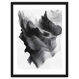 Abstract Black And White Wavy Lines Forming Organic Shapes thumbnail