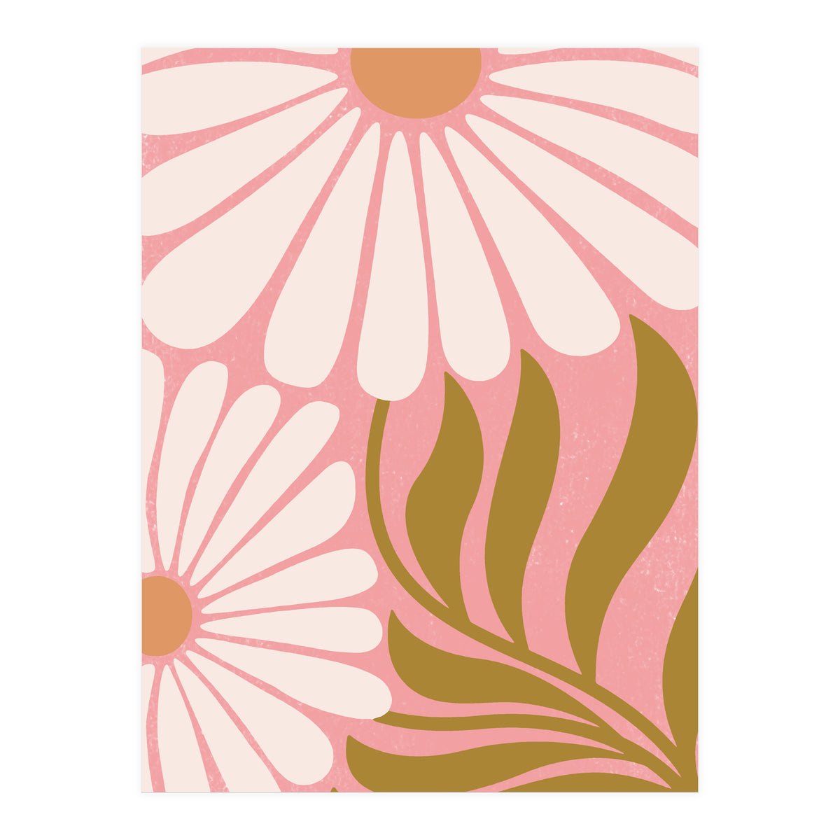 Boho Summer Floral Flower  (Print Only)