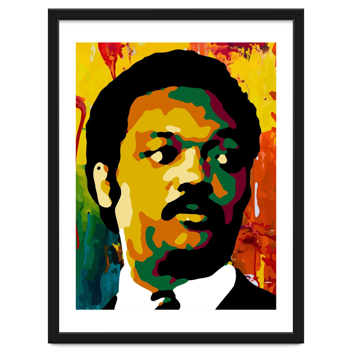 Jesse Jackson Colorful Abstract Art