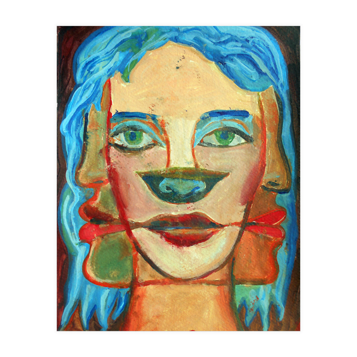 Cabeza De Mujer 19 (Print Only)