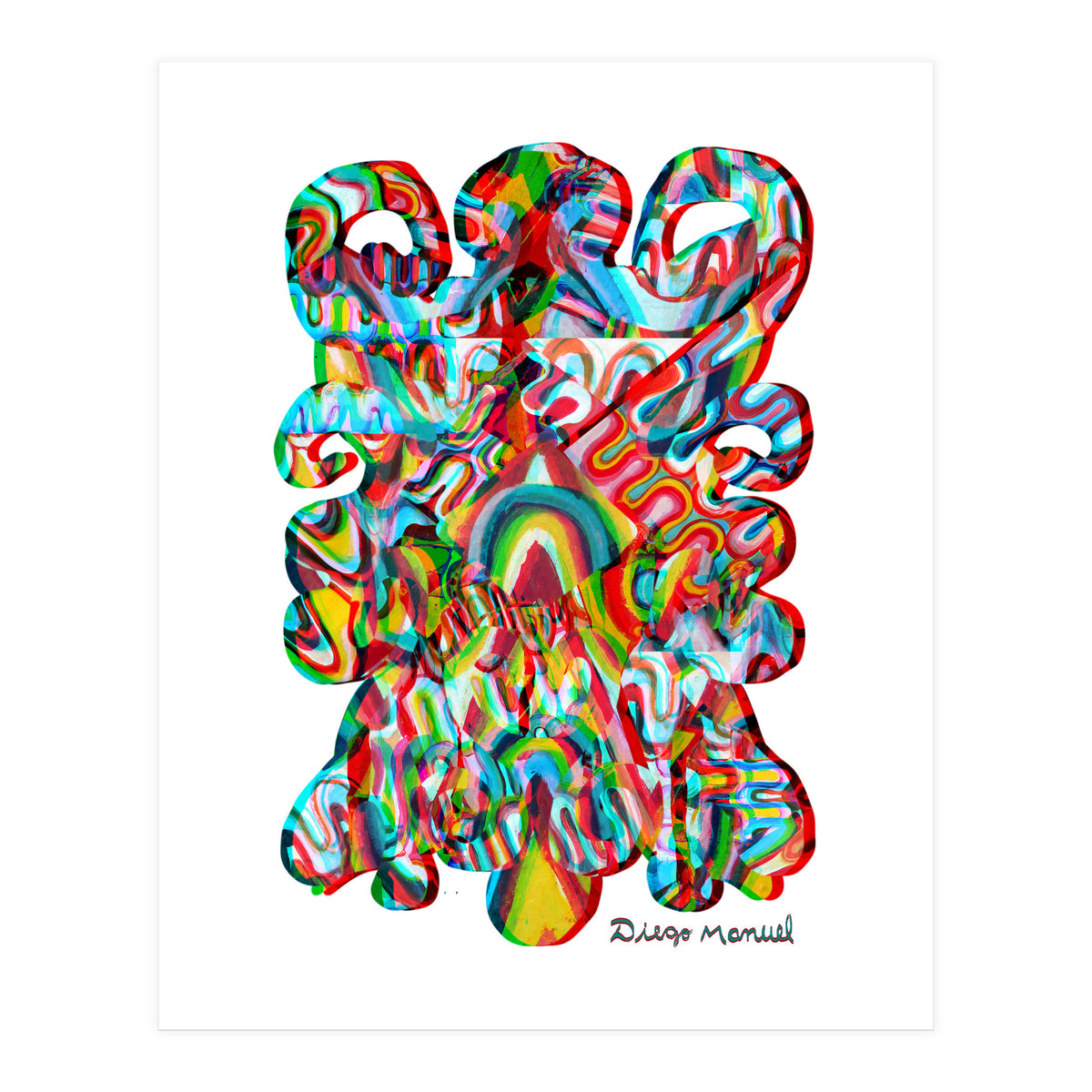 Pop Abstract Asimetrico 42 Copia (Print Only)