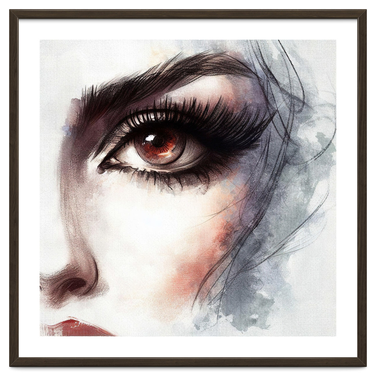 Amber Eye Portrait Fragment