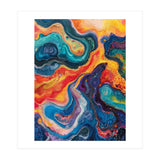 Vibrant Fluid Acrylic Pour Abstract Art (Print Only) thumbnail