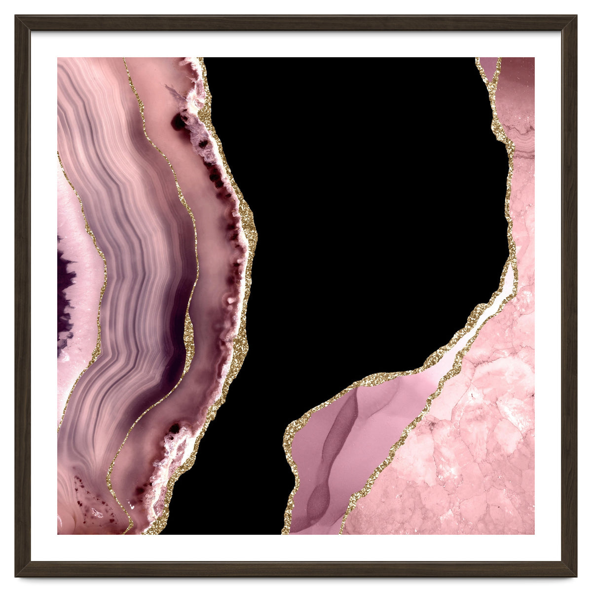 Blush & Gold Agate Texture 01