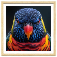 Close Up Of A Colorful Rainbow Lorikeet Bird