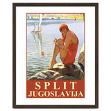 Split, Swimmer on a Rocky Coast thumbnail