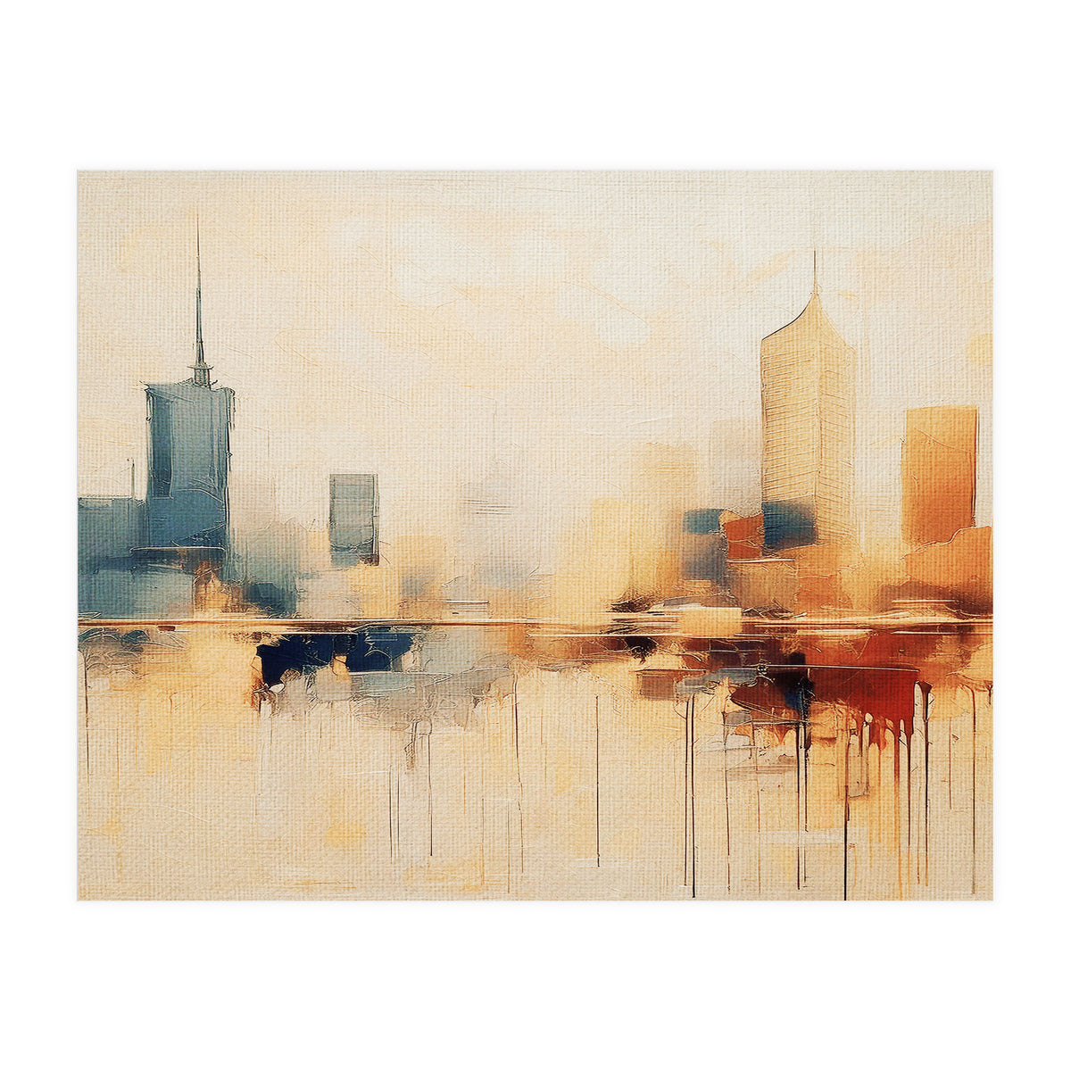 Buildings At Dusk 05 (Print Only)