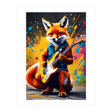 The Fox Plays The Guitar, Graffiti (Print Only) thumbnail