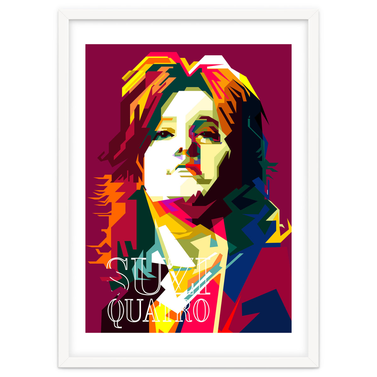 Suzi Quatro Blues Singer Pop Art WPAP