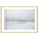 Fence in the Winter seascape thumbnail