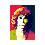 Jim Morrison Legendary Rock Pop Art WPAP (Print Only) thumbnail
