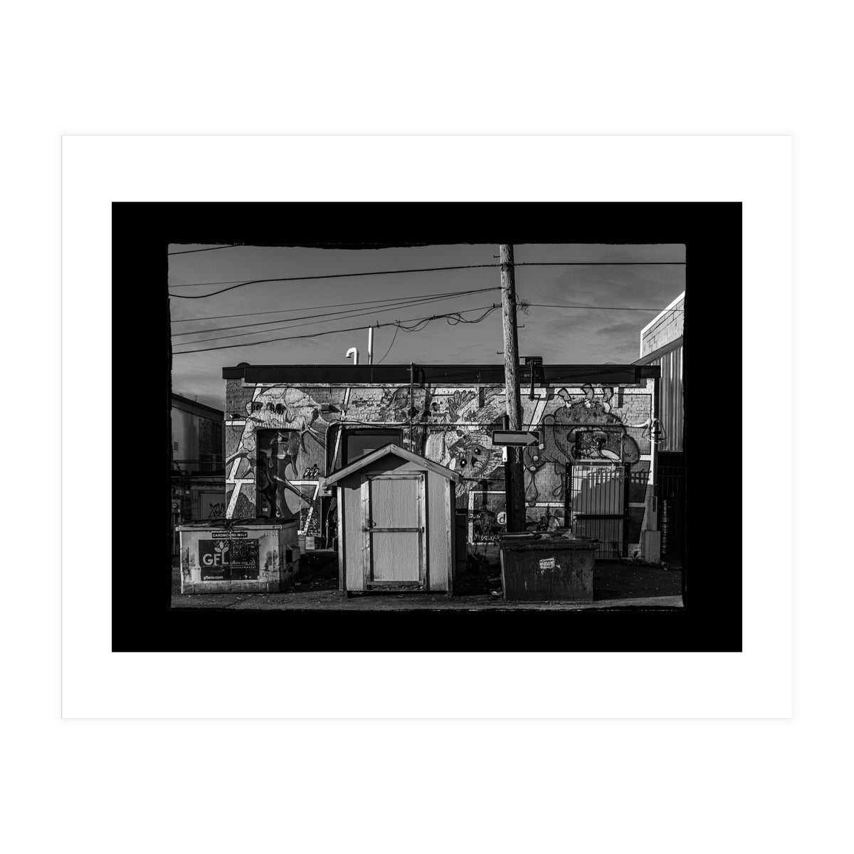 Cooke St Graffiti No 3 with Border (Print Only)