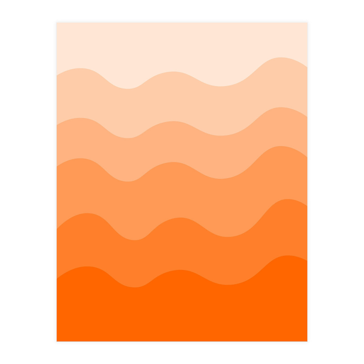 Orange gradient design (Print Only)