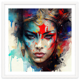 Crowned Mask Asian Warrior Portrait thumbnail