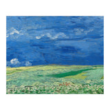 Wheatfield under Thunderclouds. Date: July 1890, Auvers-sur-Oise. Dimensions: 50.4 cm x 101.3 cm,... (Print Only) thumbnail