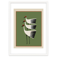 Striped Bird Trio I