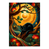 Black Cat Retro Contemporer (Print Only) thumbnail