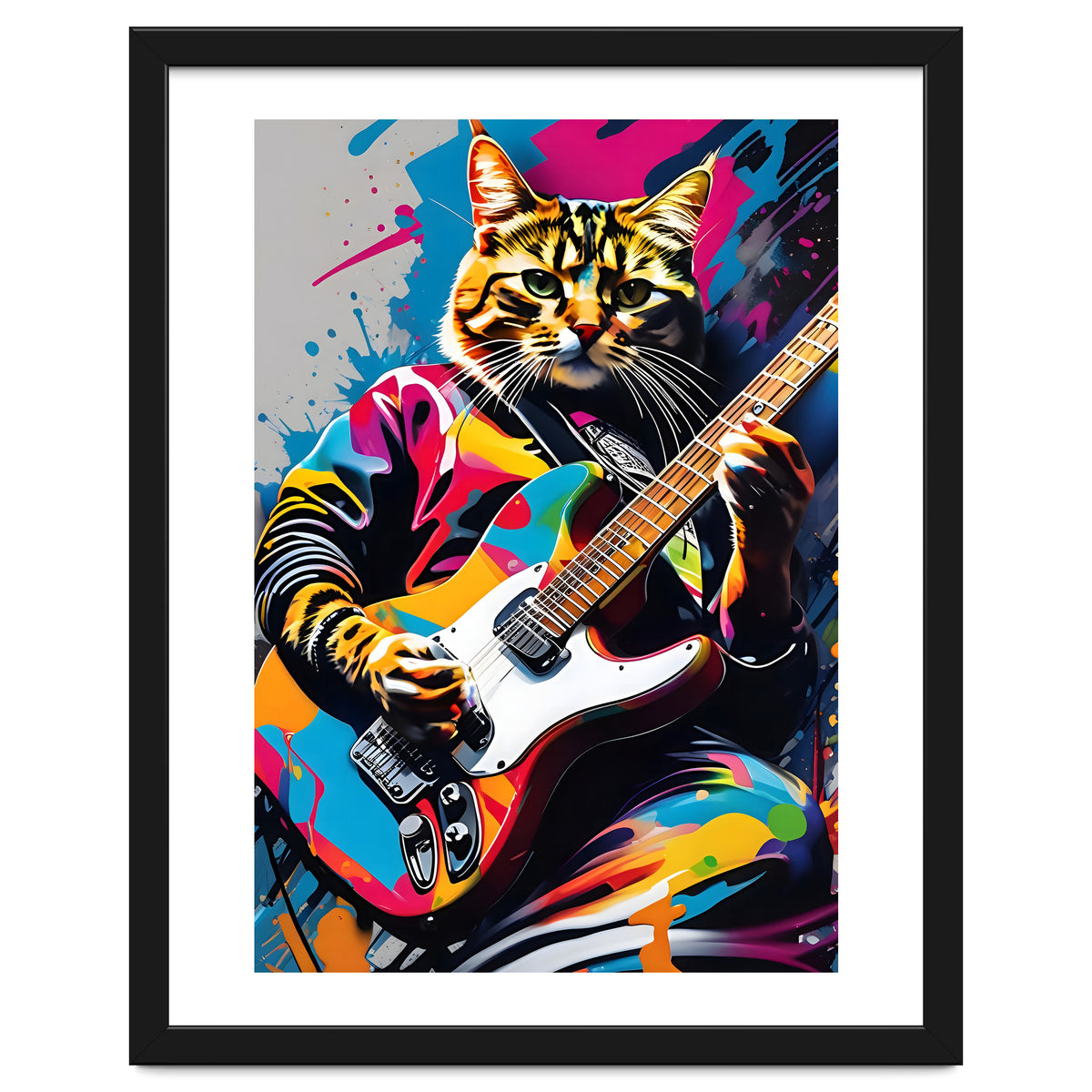 Cat Plays The Guitar, Graffiti