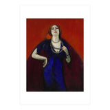 The Blue Dress. Date: 1911. Dimensions: 146.2 cm x 114.4 cm, 161.0 cm x 129.4 cm. (Print Only) thumbnail