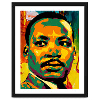 Martin Luther King Jr Abstract Art