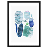 Watercolor Aqua Abstract Spots II thumbnail