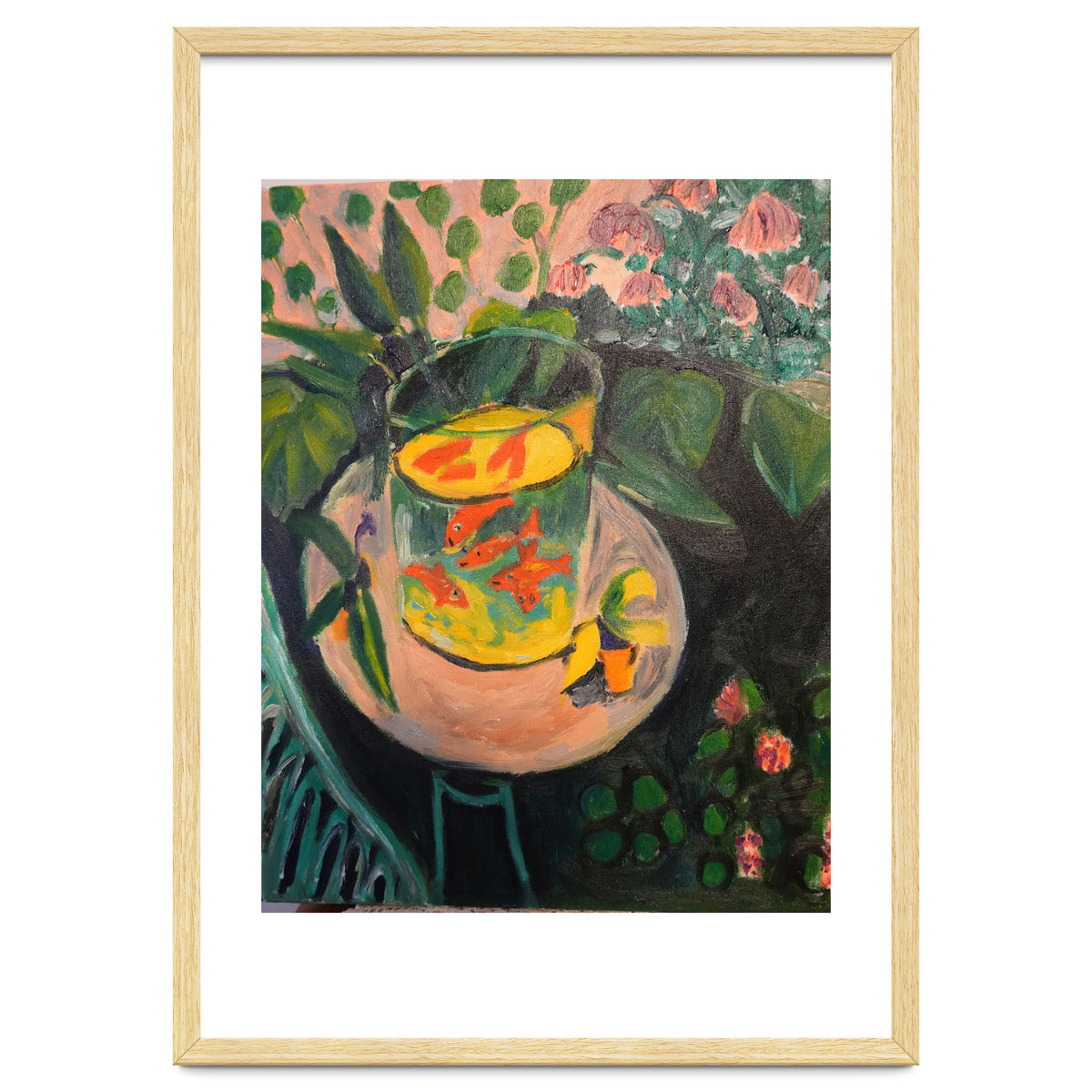 Still Life Fishes Oil Painting