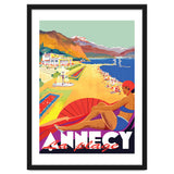 Beach at Annecy Lake, France thumbnail
