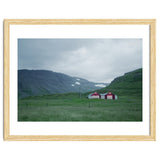 Cabins under the twilight - Iceland thumbnail