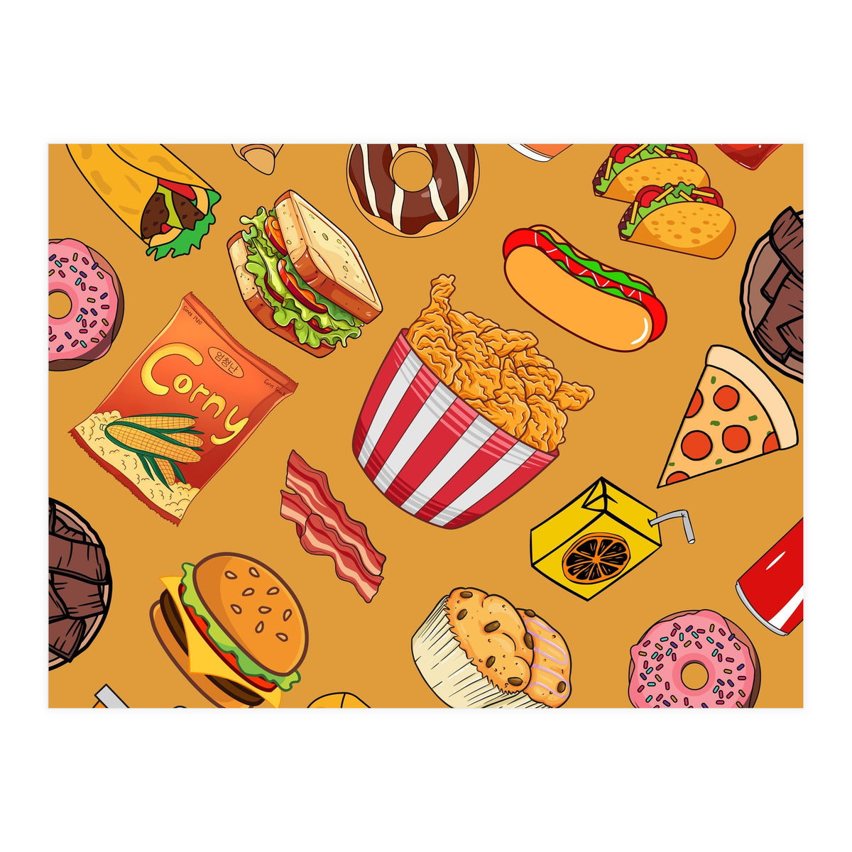 Fast Food 🍔 (Print Only)