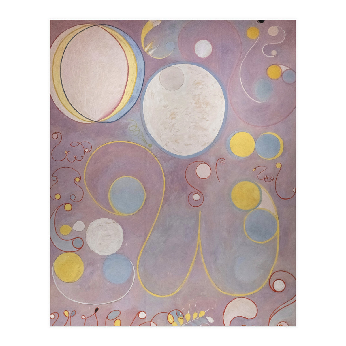Hilma af Klint - The Ten Largest No 8 Adulthood Abstract Spiritual Geometry Art (Print Only)