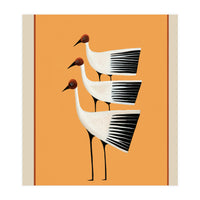 Striped Bird Trio II (Print Only)