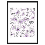 Wild Roses Floral Pattern - Purple thumbnail
