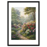 Sunlit Spring Garden Path Oil Painting thumbnail