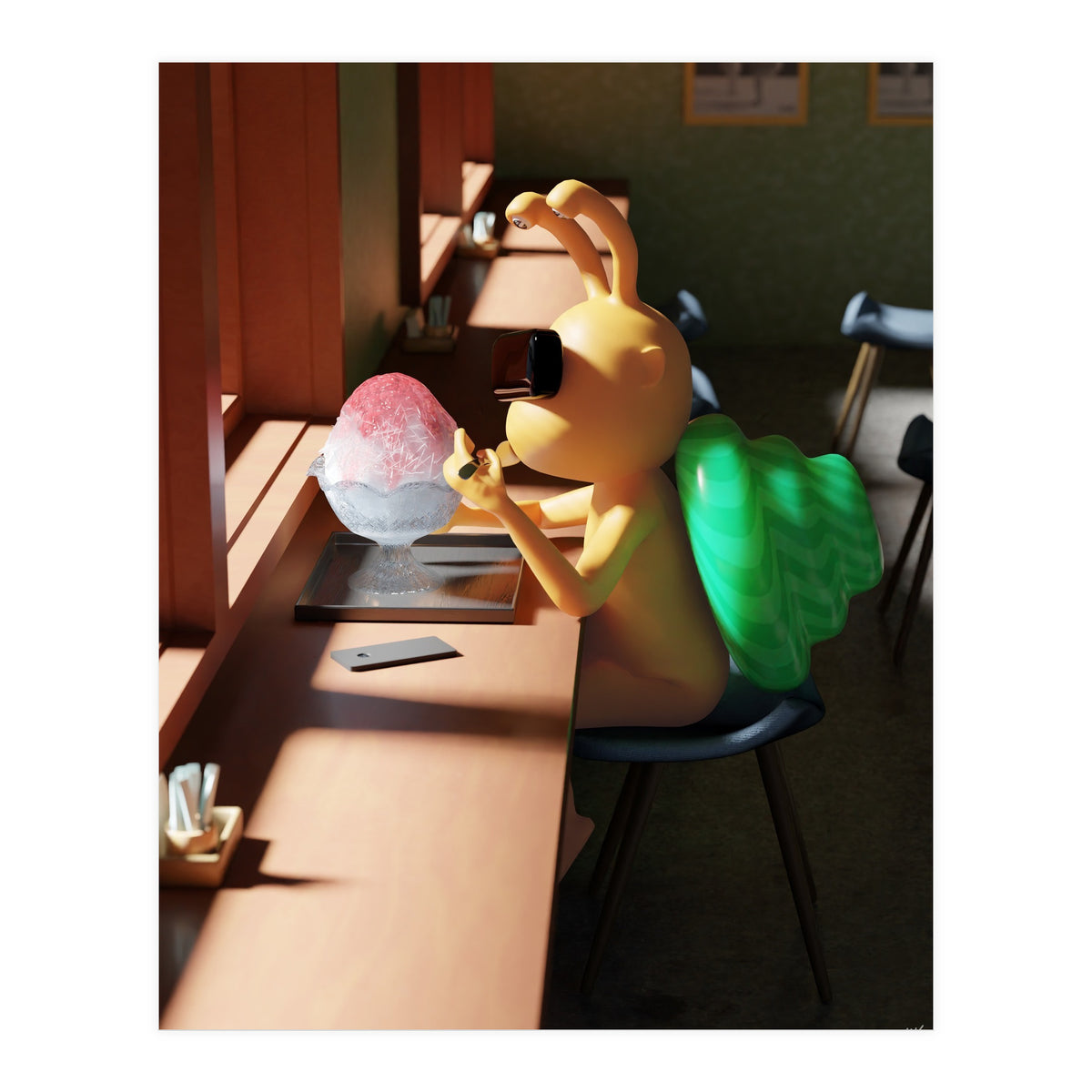 Kakigoori - Japanese Shaved Ice (Lwuba 044 Shaved Ice) (Print Only)